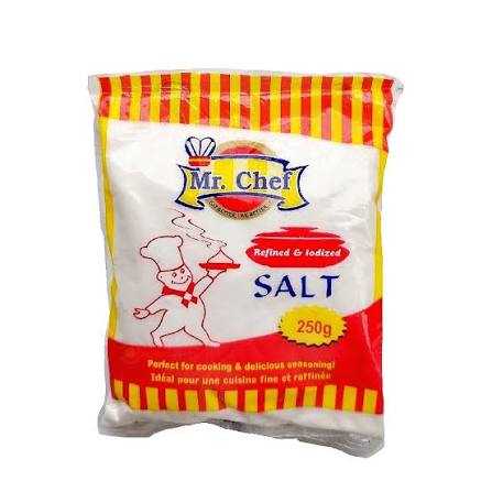 MR CHEF SALT 250G X 80
